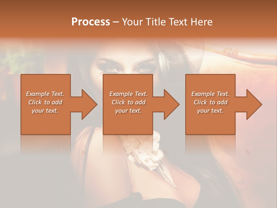 Hat Looking Veil PowerPoint Template