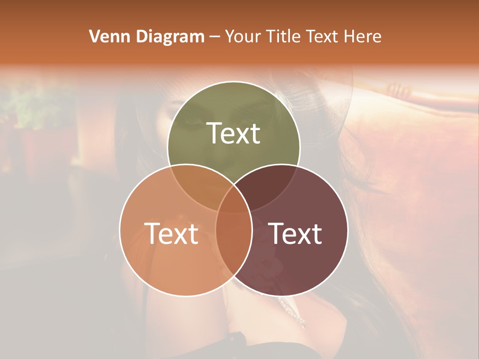 Hat Looking Veil PowerPoint Template