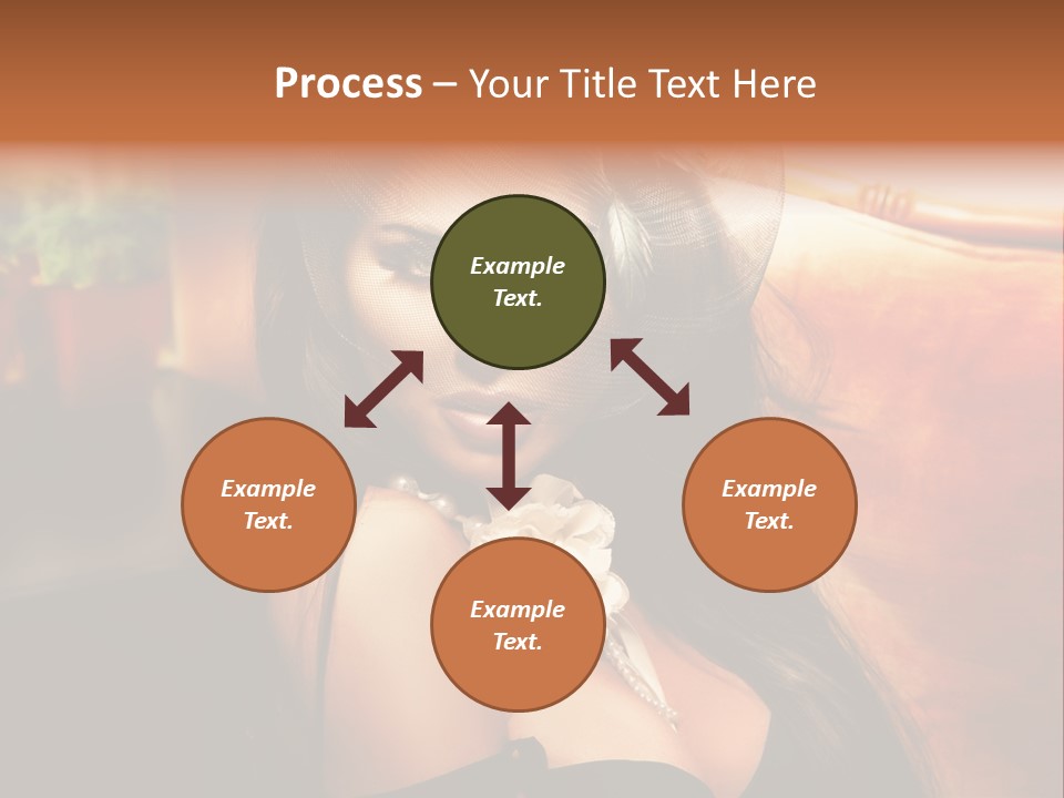 Hat Looking Veil PowerPoint Template