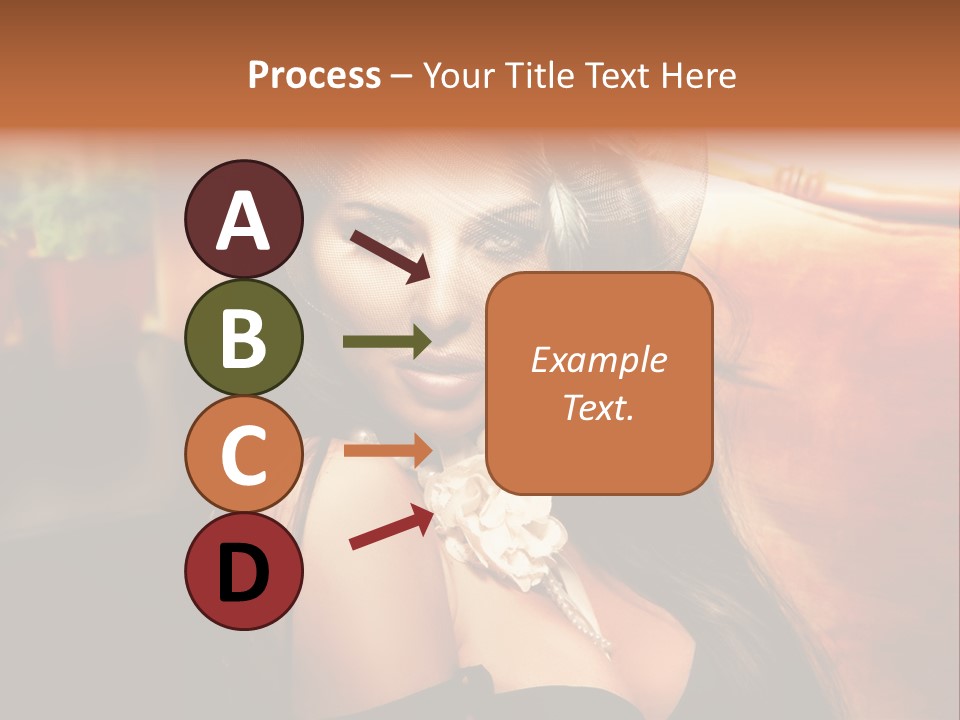 Hat Looking Veil PowerPoint Template