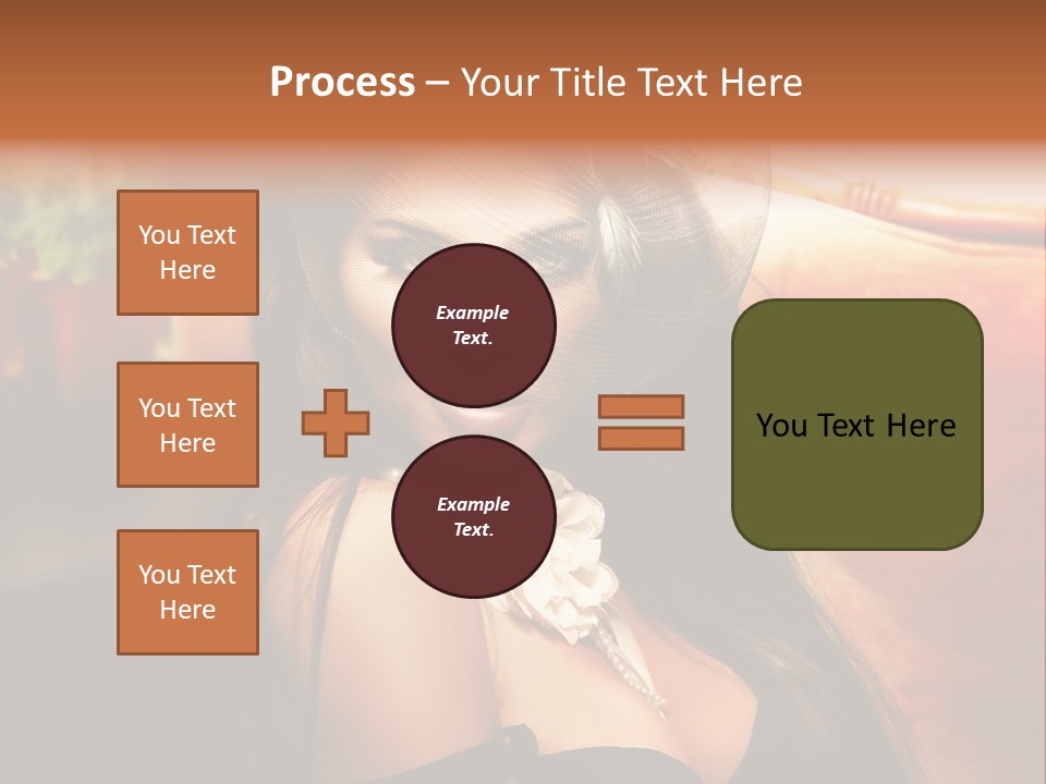 Hat Looking Veil PowerPoint Template