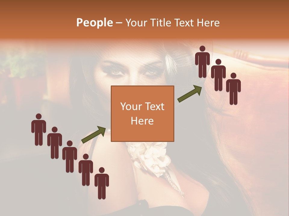 Hat Looking Veil PowerPoint Template