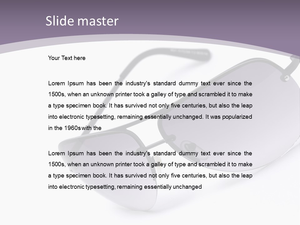 Background Shadow White PowerPoint Template