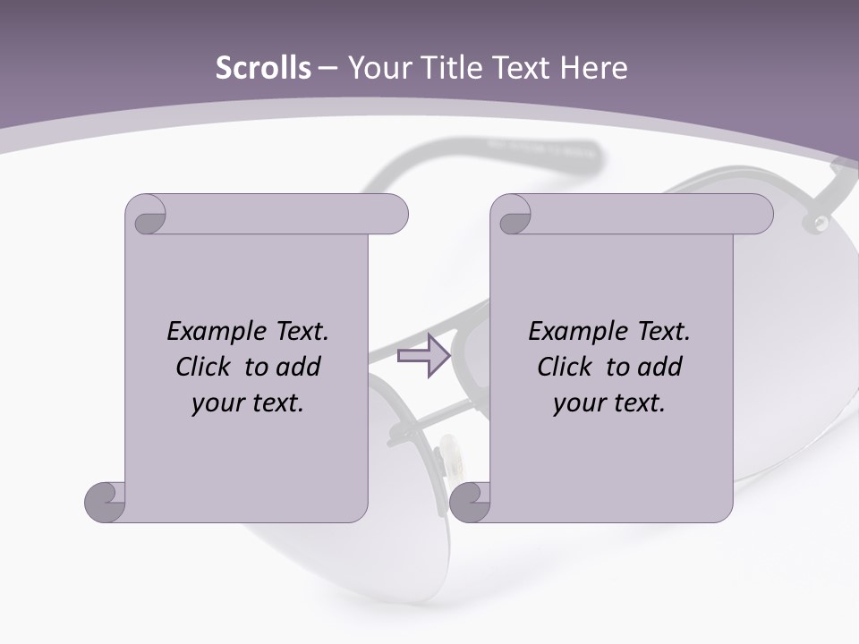 Background Shadow White PowerPoint Template