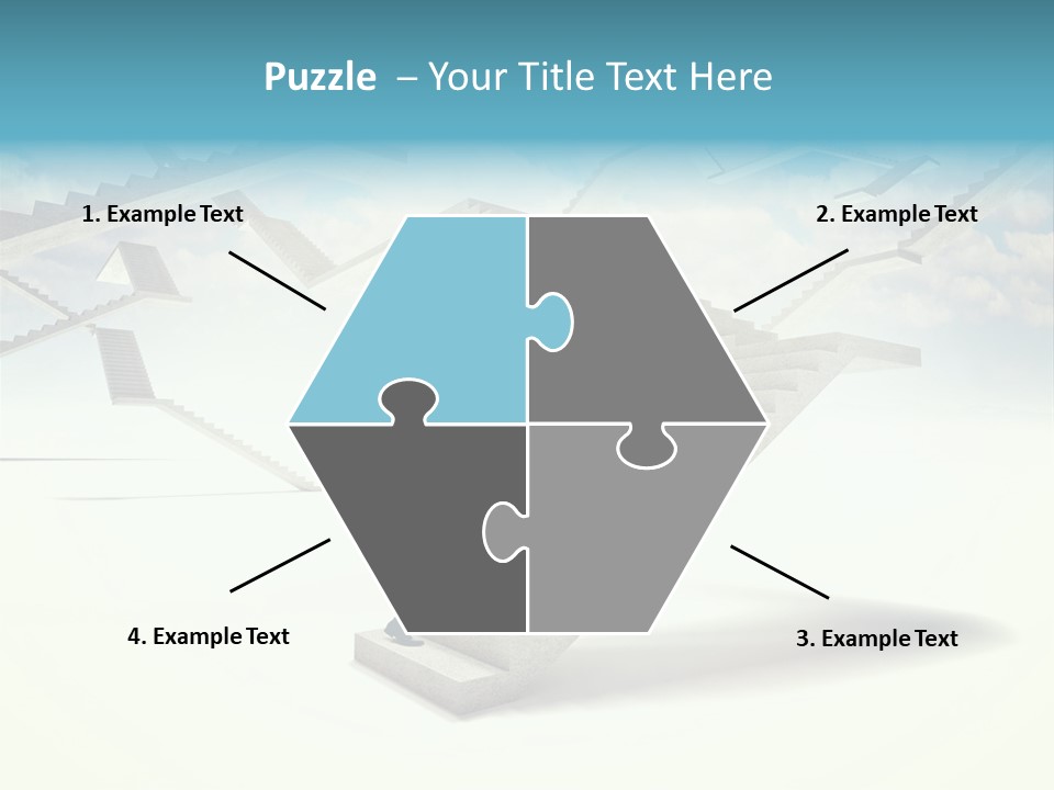 Horizontal Outdoor Man PowerPoint Template