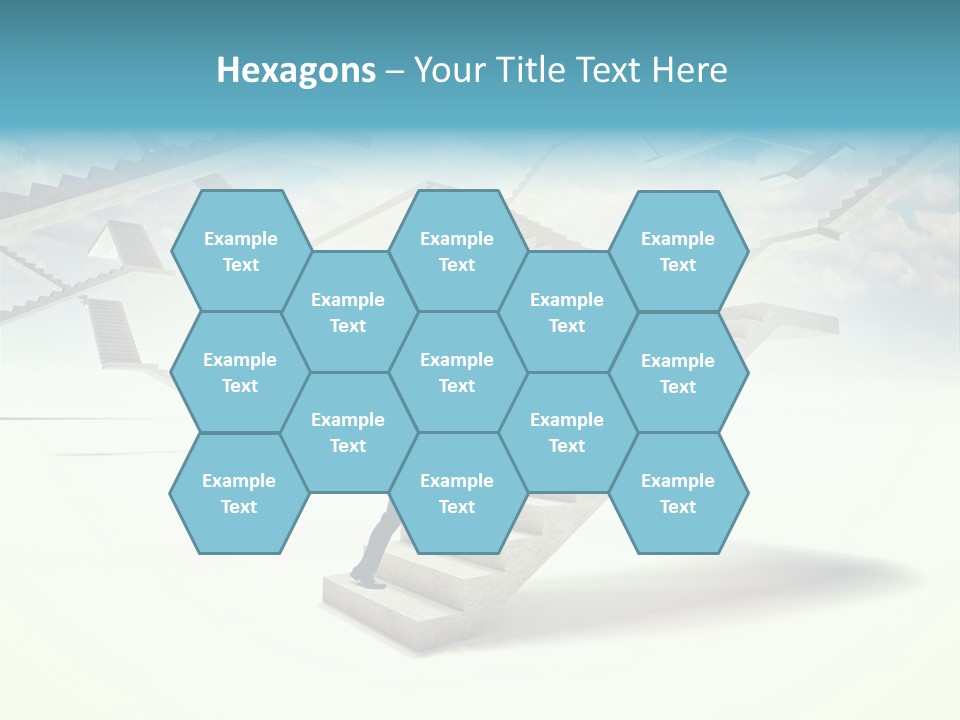 Horizontal Outdoor Man PowerPoint Template