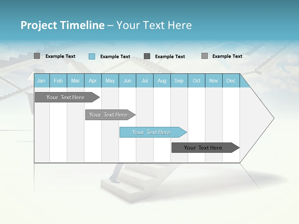 Horizontal Outdoor Man PowerPoint Template