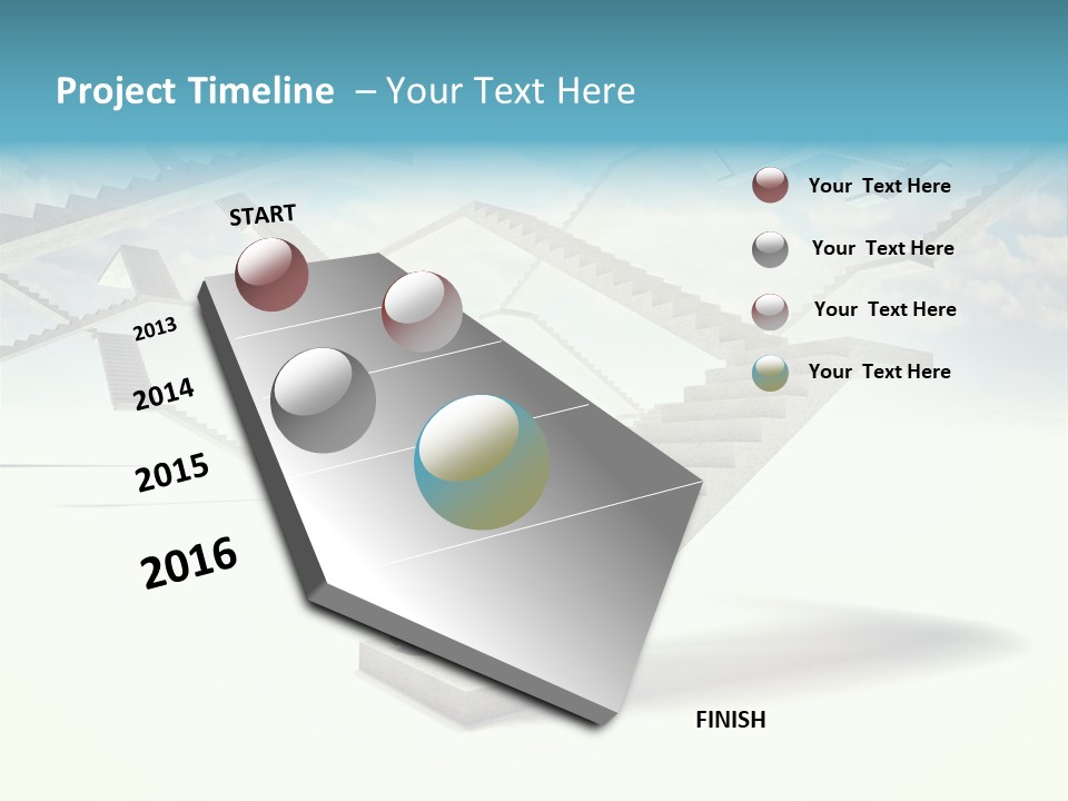 Horizontal Outdoor Man PowerPoint Template