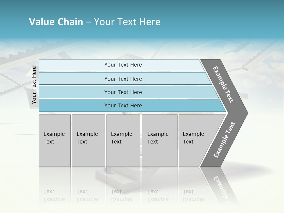 Horizontal Outdoor Man PowerPoint Template