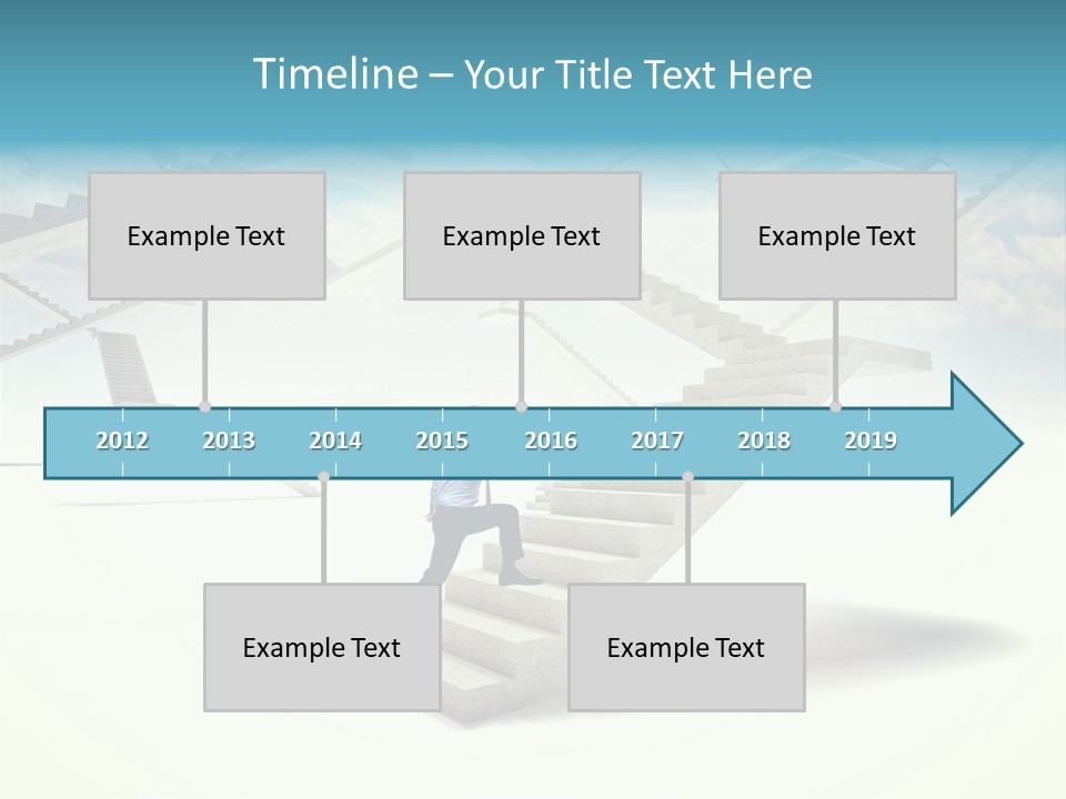 Horizontal Outdoor Man PowerPoint Template