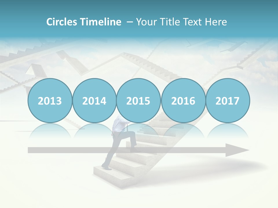 Horizontal Outdoor Man PowerPoint Template