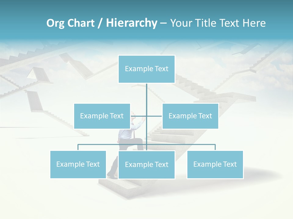 Horizontal Outdoor Man PowerPoint Template