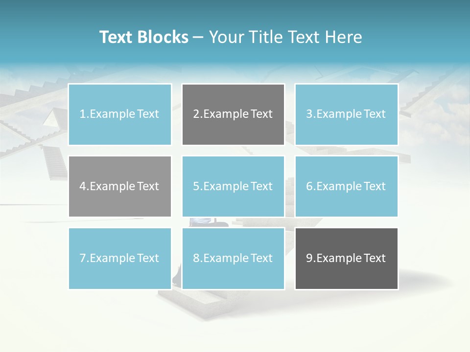 Horizontal Outdoor Man PowerPoint Template