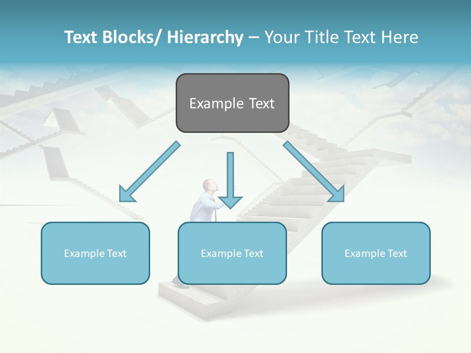 Horizontal Outdoor Man PowerPoint Template
