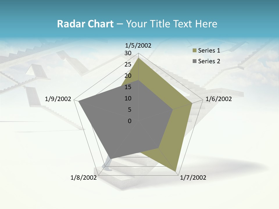 Horizontal Outdoor Man PowerPoint Template