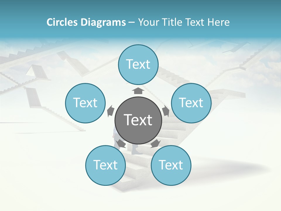 Horizontal Outdoor Man PowerPoint Template