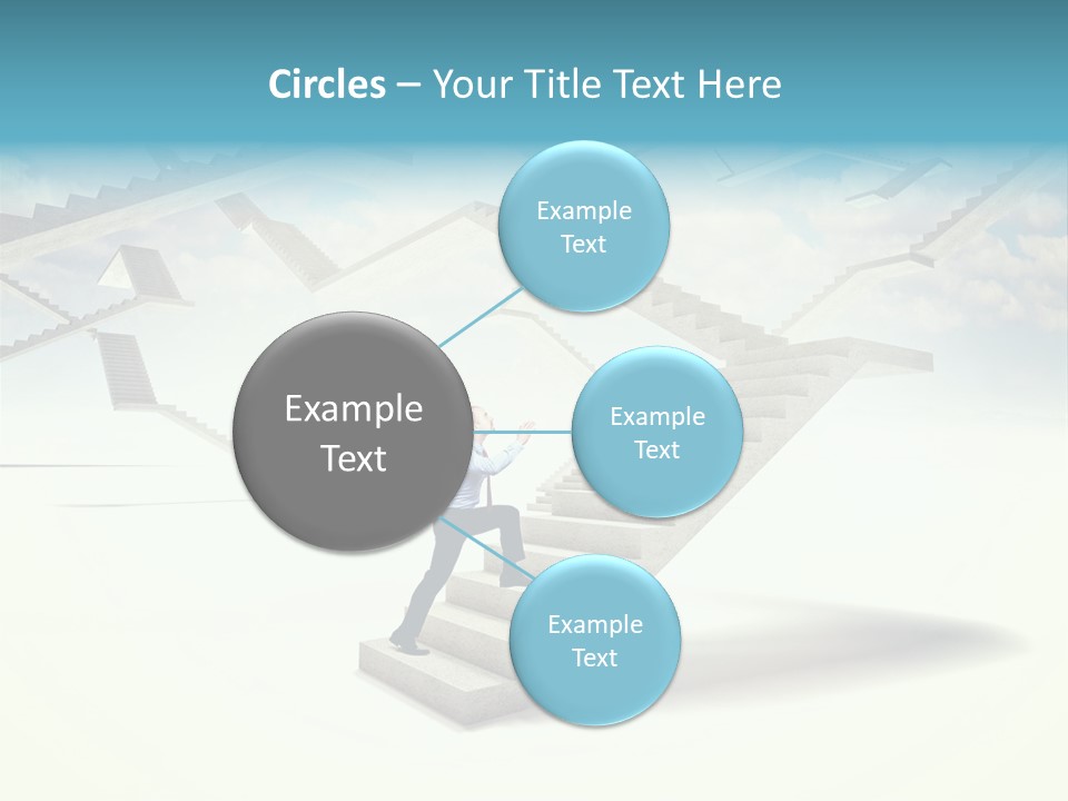 Horizontal Outdoor Man PowerPoint Template