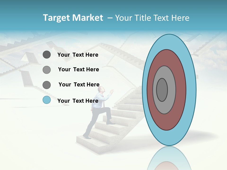 Horizontal Outdoor Man PowerPoint Template