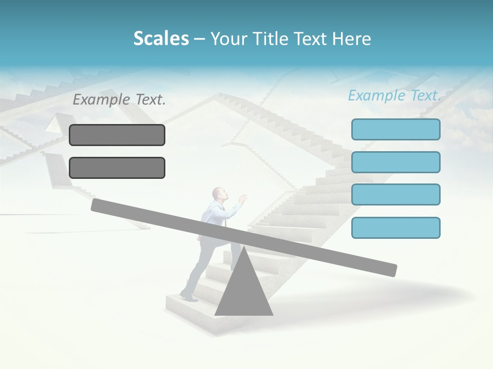 Horizontal Outdoor Man PowerPoint Template