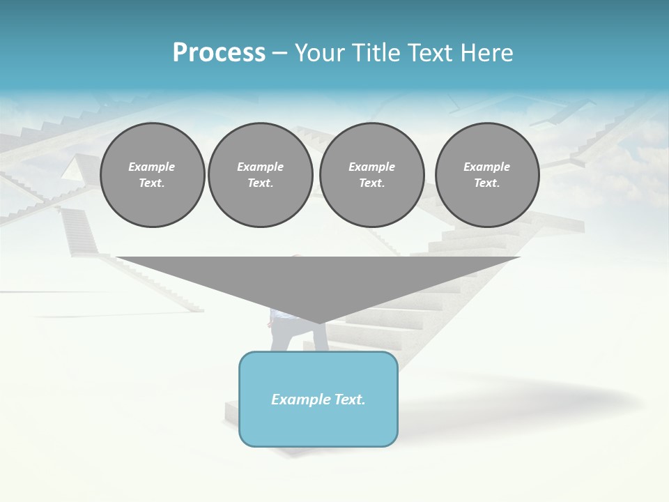 Horizontal Outdoor Man PowerPoint Template