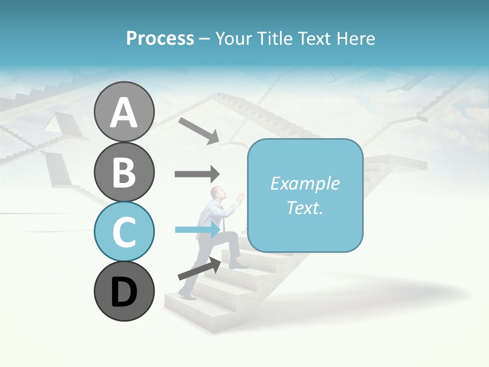 Horizontal Outdoor Man PowerPoint Template