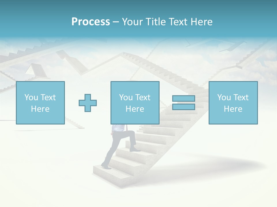 Horizontal Outdoor Man PowerPoint Template