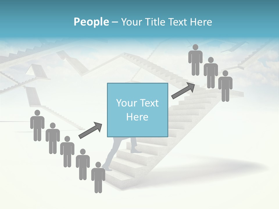 Horizontal Outdoor Man PowerPoint Template