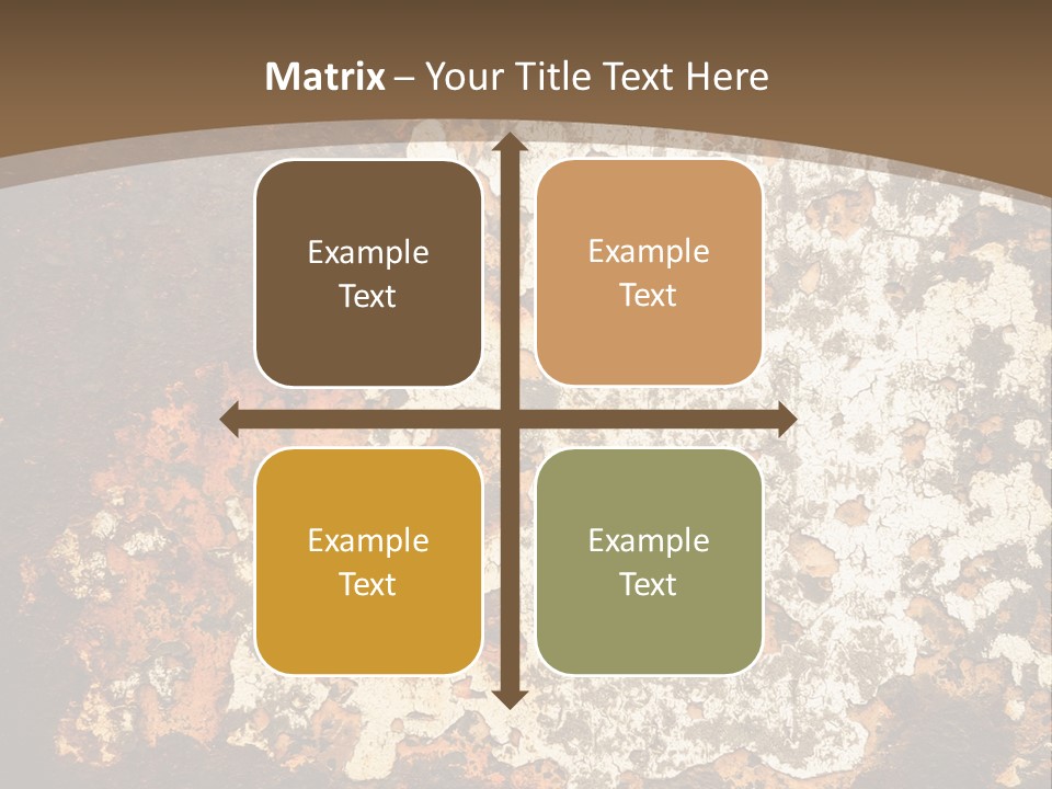 Rough Old Fashioned Abstract PowerPoint Template