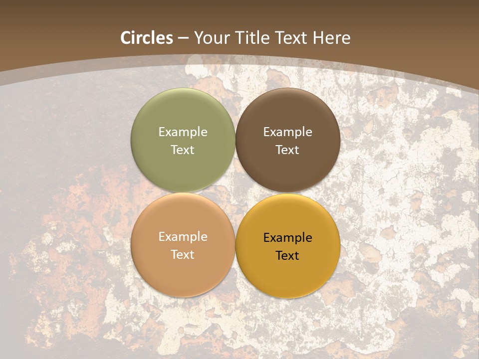 Rough Old Fashioned Abstract PowerPoint Template