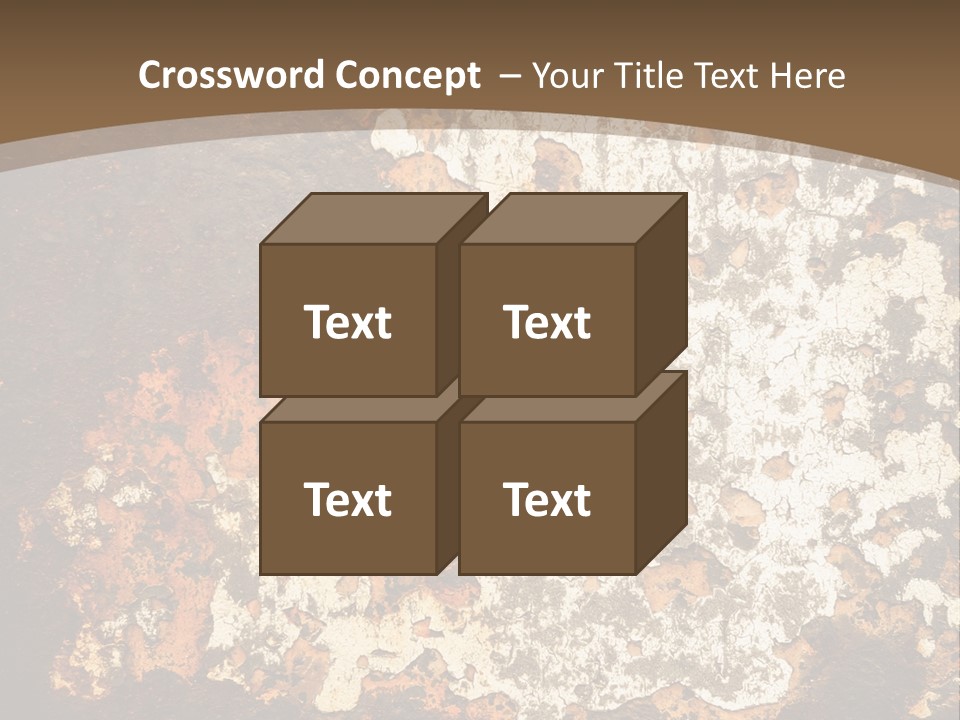 Rough Old Fashioned Abstract PowerPoint Template