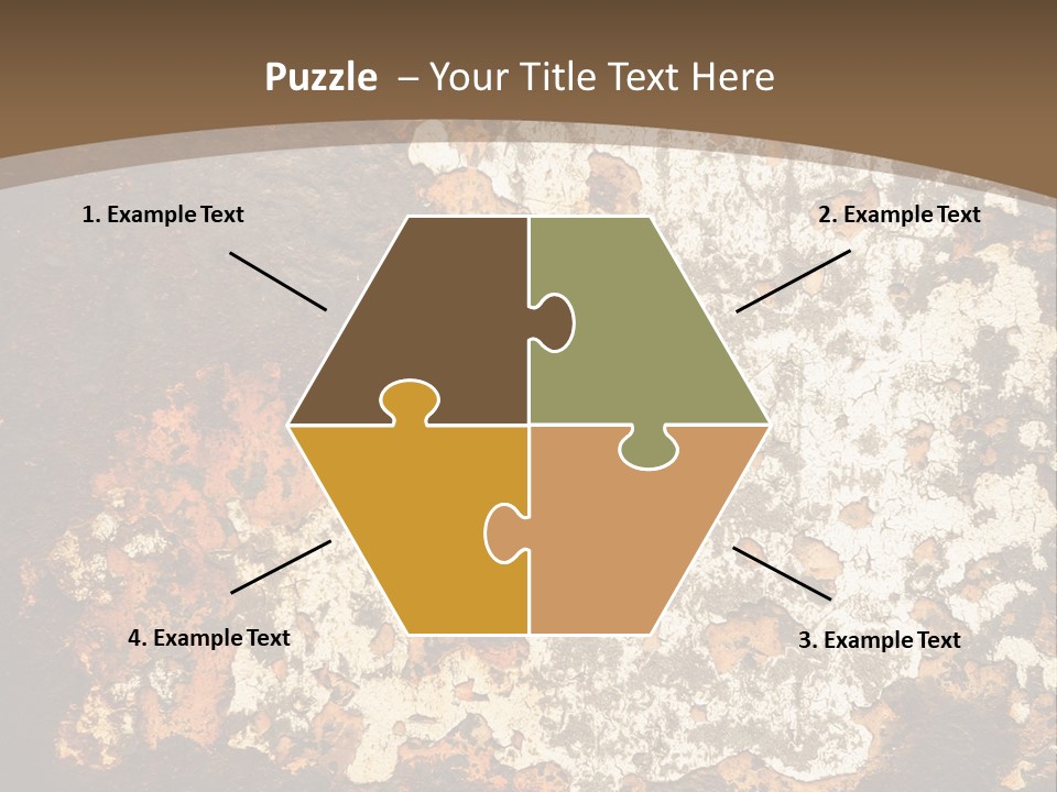 Rough Old Fashioned Abstract PowerPoint Template