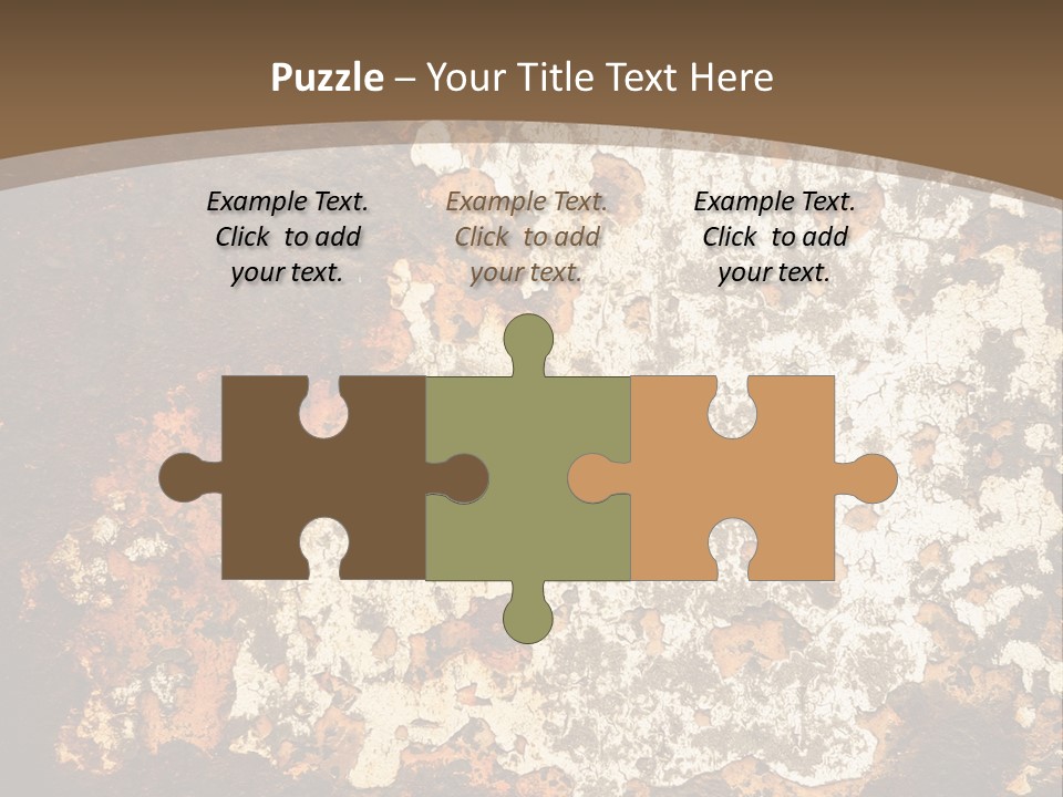 Rough Old Fashioned Abstract PowerPoint Template