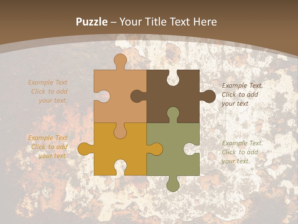 Rough Old Fashioned Abstract PowerPoint Template