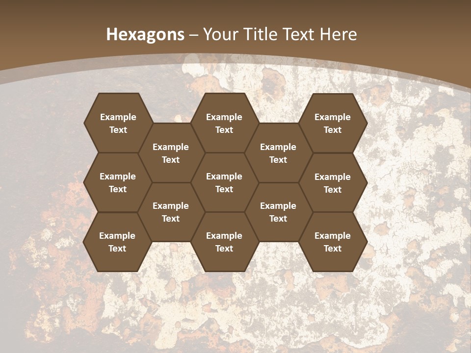 Rough Old Fashioned Abstract PowerPoint Template