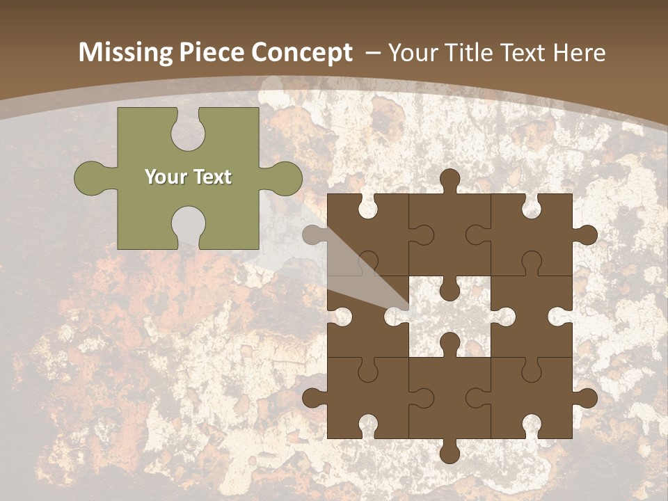 Rough Old Fashioned Abstract PowerPoint Template