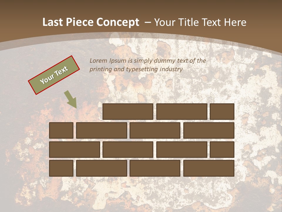 Rough Old Fashioned Abstract PowerPoint Template