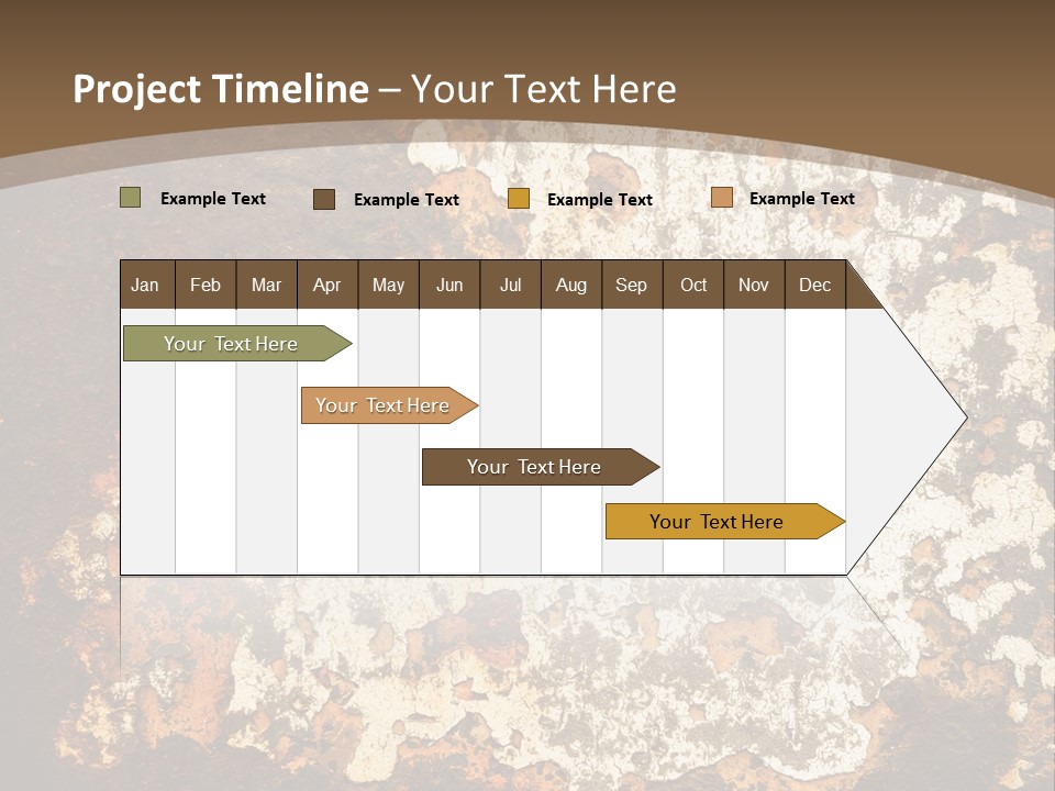 Rough Old Fashioned Abstract PowerPoint Template