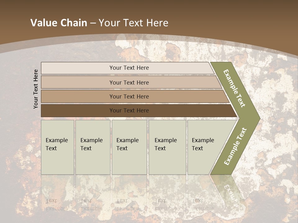 Rough Old Fashioned Abstract PowerPoint Template