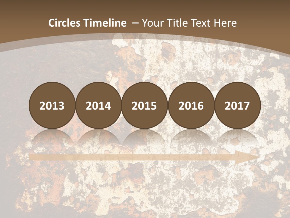 Rough Old Fashioned Abstract PowerPoint Template