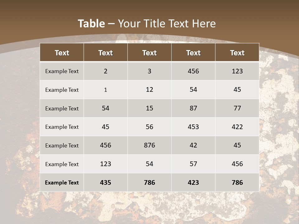 Rough Old Fashioned Abstract PowerPoint Template