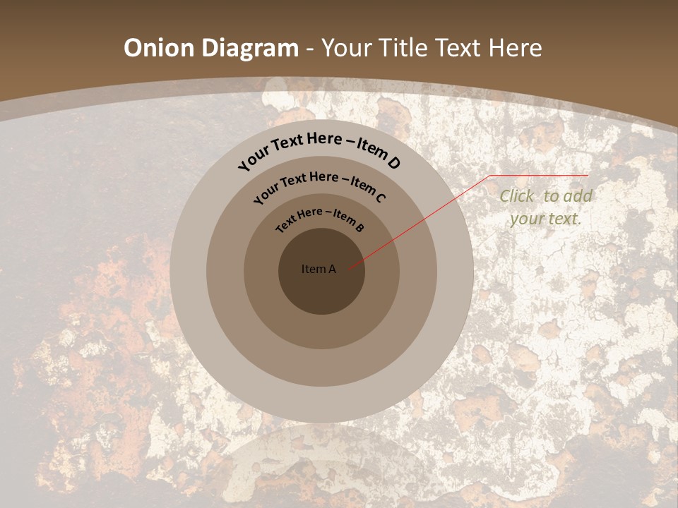 Rough Old Fashioned Abstract PowerPoint Template
