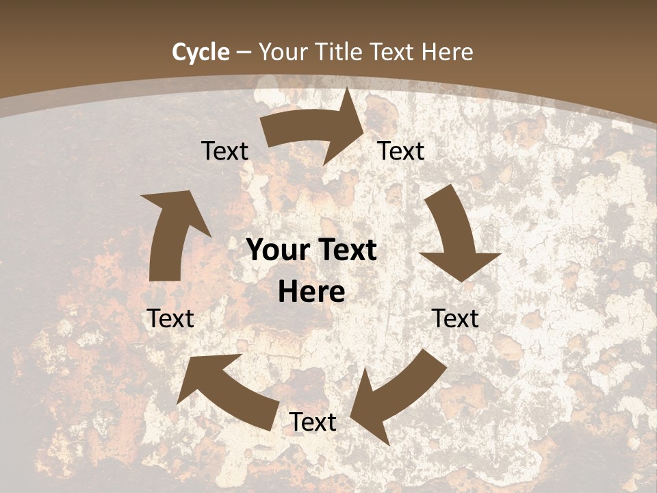 Rough Old Fashioned Abstract PowerPoint Template