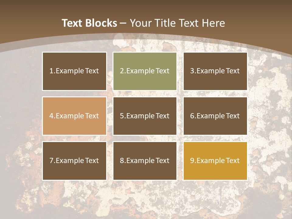 Rough Old Fashioned Abstract PowerPoint Template