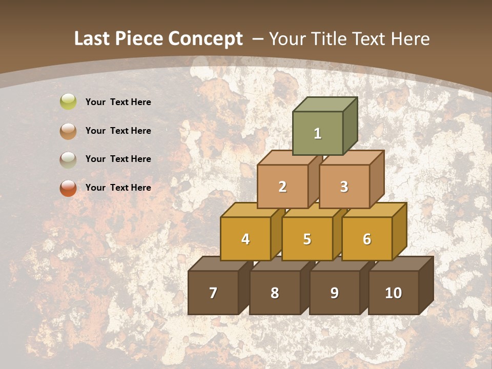 Rough Old Fashioned Abstract PowerPoint Template