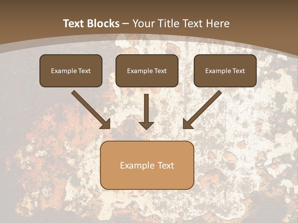 Rough Old Fashioned Abstract PowerPoint Template