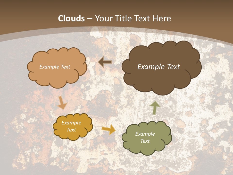 Rough Old Fashioned Abstract PowerPoint Template