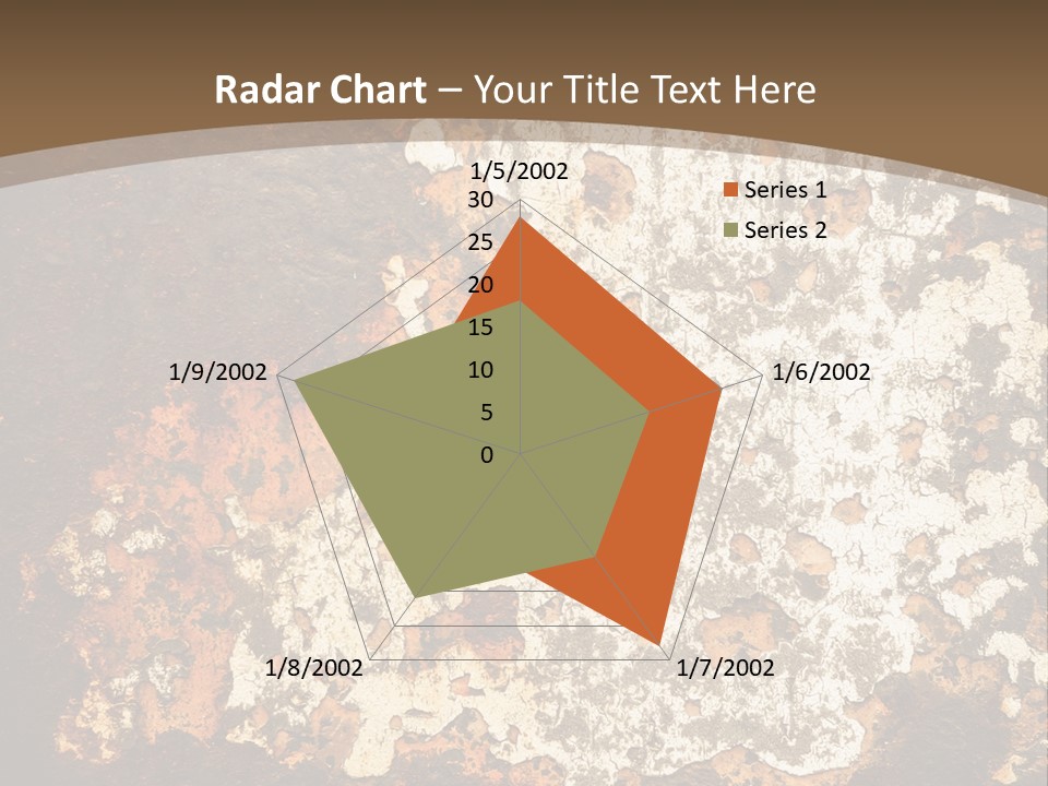 Rough Old Fashioned Abstract PowerPoint Template
