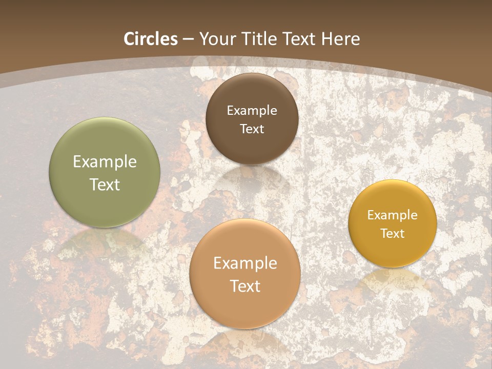 Rough Old Fashioned Abstract PowerPoint Template