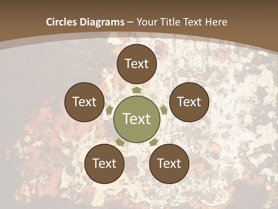 Rough Old Fashioned Abstract PowerPoint Template