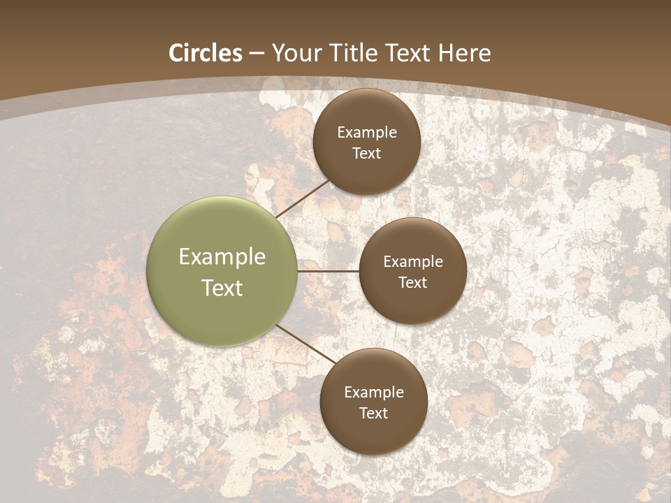 Rough Old Fashioned Abstract PowerPoint Template